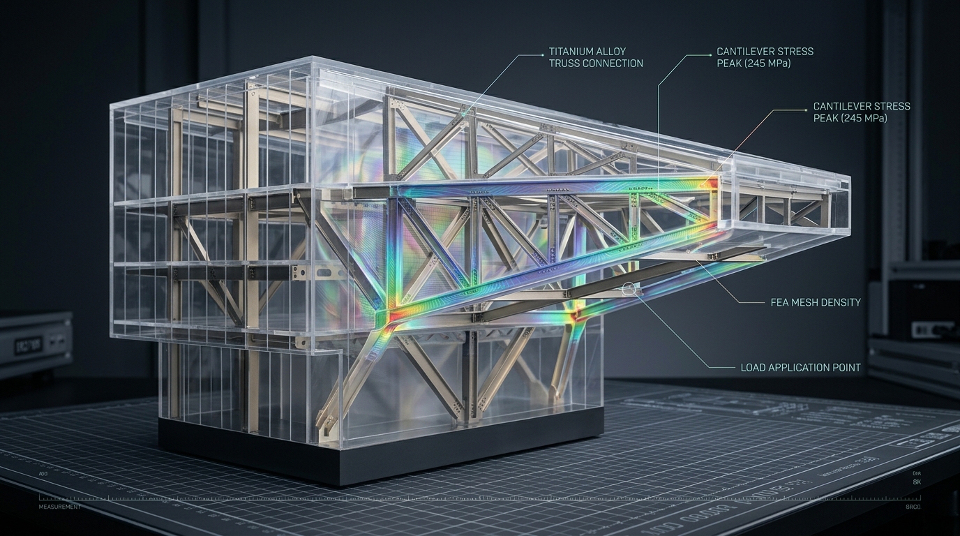 FEA Stress Analysis & Embedded High-Strength Alloy Core