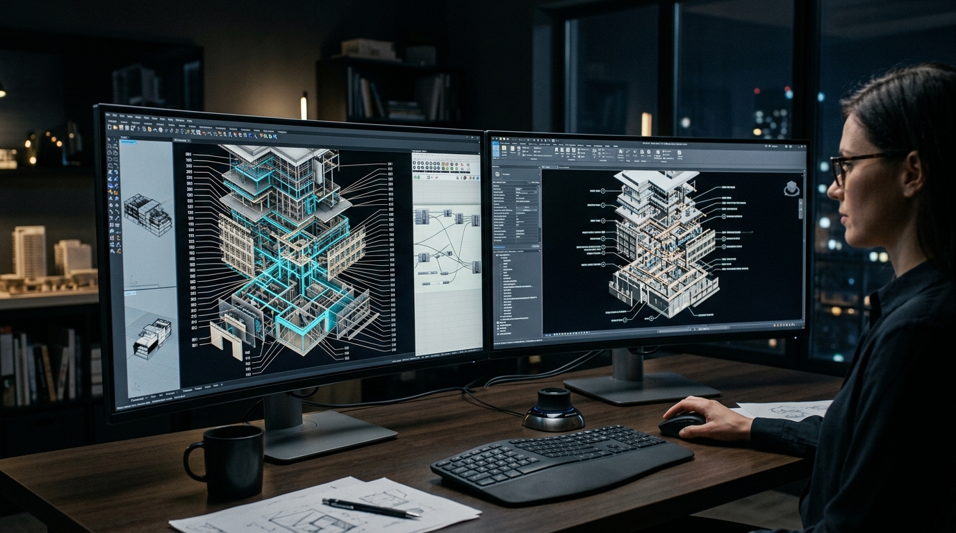 CAD / BIM Geometric Dissection - Digital Twin Decomposition & 0.01mm Tolerance Parsing