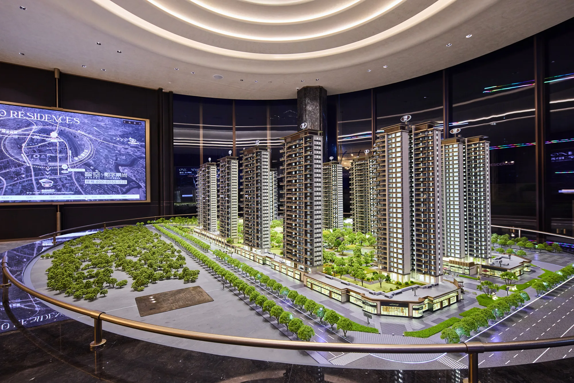 China Overseas Jiasan Mansion Sales Model detail image