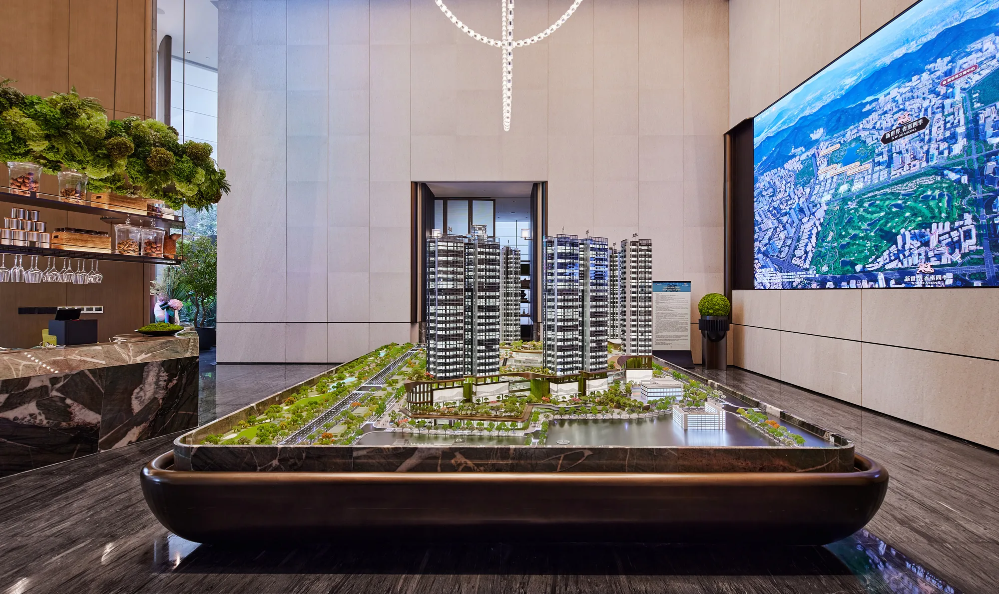 Xintian Xiangmi Lake Luxury Villa Model architectural scale model